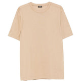 T-shirt a maniche corte in beige Zegna - uomo 