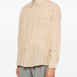 Camicia a righe above in beige Our legacy - uomo 