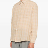 Camicia a righe above in beige Our legacy - uomo 