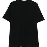 T-shirt girocollo in nero Dries van noten - uomo 