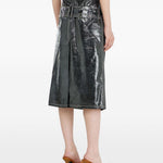 Gonna midi con cintura in grigio Diesel - donna 