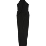 Abito lungo con scollo halter in nero Amen - donna 