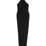Abito lungo con scollo halter in nero Amen - donna 