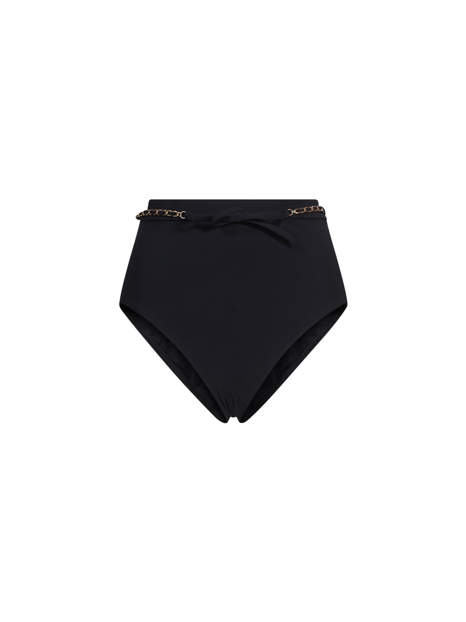 Bikini bandeau Roselight in nero 