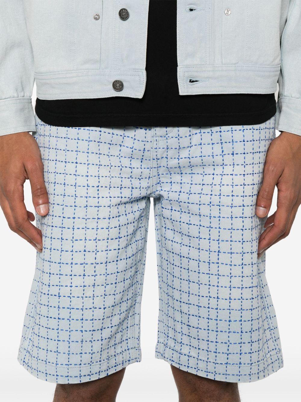 Bermuda in denim azzurro Glass Cypress - uomo 