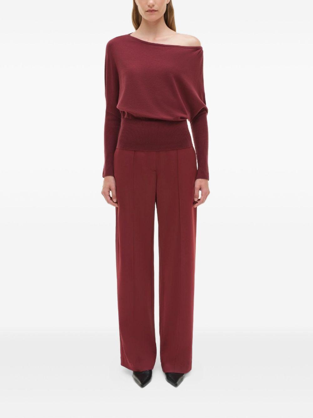 Pantaloni palazzo in borgogna Simkhai - donna 
