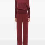 Pantaloni palazzo in borgogna Simkhai - donna 