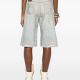 Shorts con stampa in blu Haikure - donna 