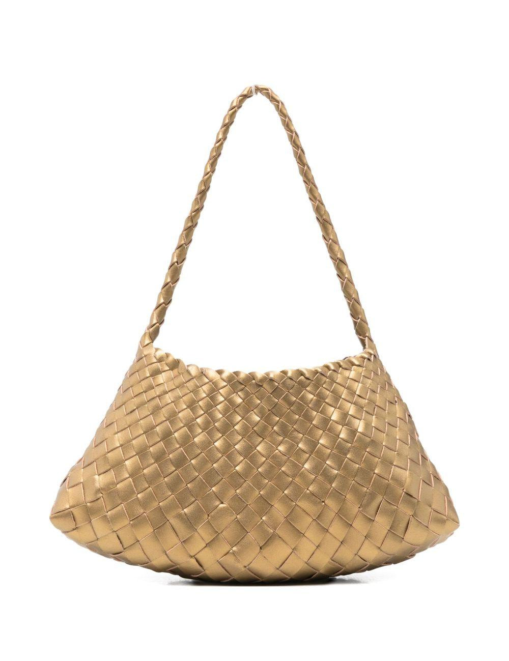 Borsa a spalla Rosanna in oro Dragon Diffusion - donna 