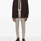 Camicia classica in bianco Zegna - uomo 