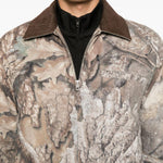 Giacca con stampa camouflage in beige e marrone Represent - uomo 