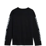 T-shirt a manica lunga stampata in nero Simone rocha - uomo 