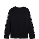 T-shirt a manica lunga stampata in nero Simone rocha - uomo 