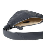 Borsa a spalla Croissant piccola in blu granito Lemaire - unisex 
