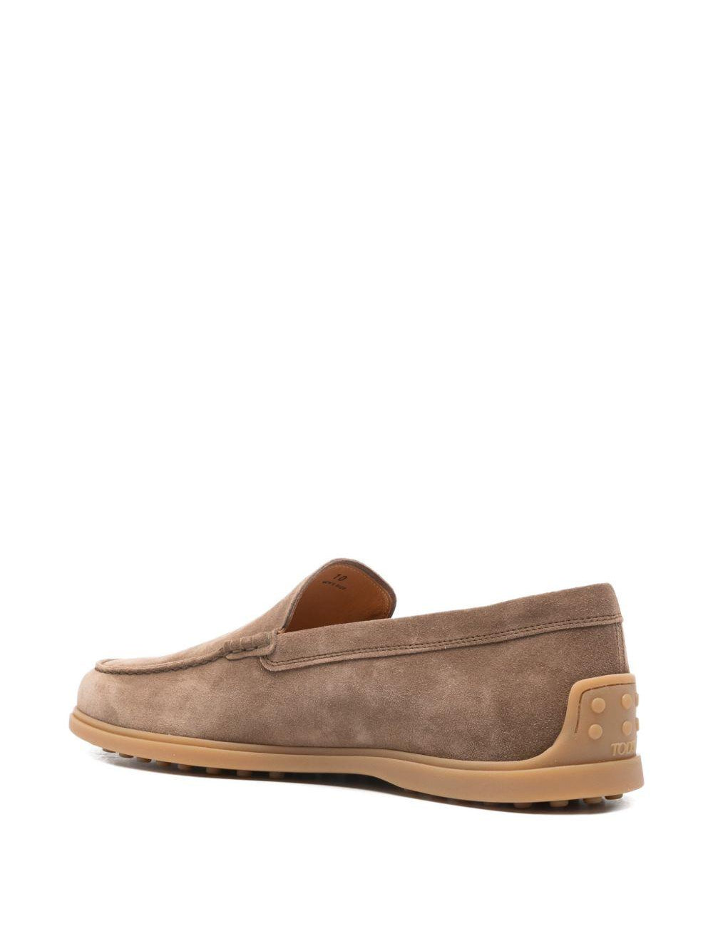 Mocassini in suede in marrone Tod's - uomo 