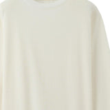 T-shirt Rond Carré a maniche lunghe in bianco Jacquemus - uomo 