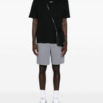 T-shirt slogan classique in nero drole de monsieur - uomo 