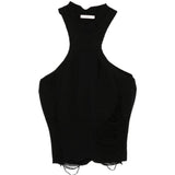 Canotta Liz con effetto vissuto in nero Haikure - donna 