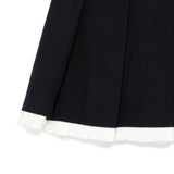 Gonna a pieghe in blu scuro SHUSHU/TONG - donna 