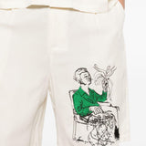 Pantaloncini con stampa grafica in bianco Kidsuper - uomo 