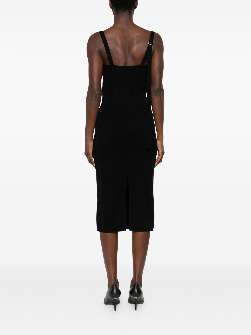 Abito midi in nero The attico - donna 