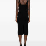 Abito midi in nero The attico - donna 