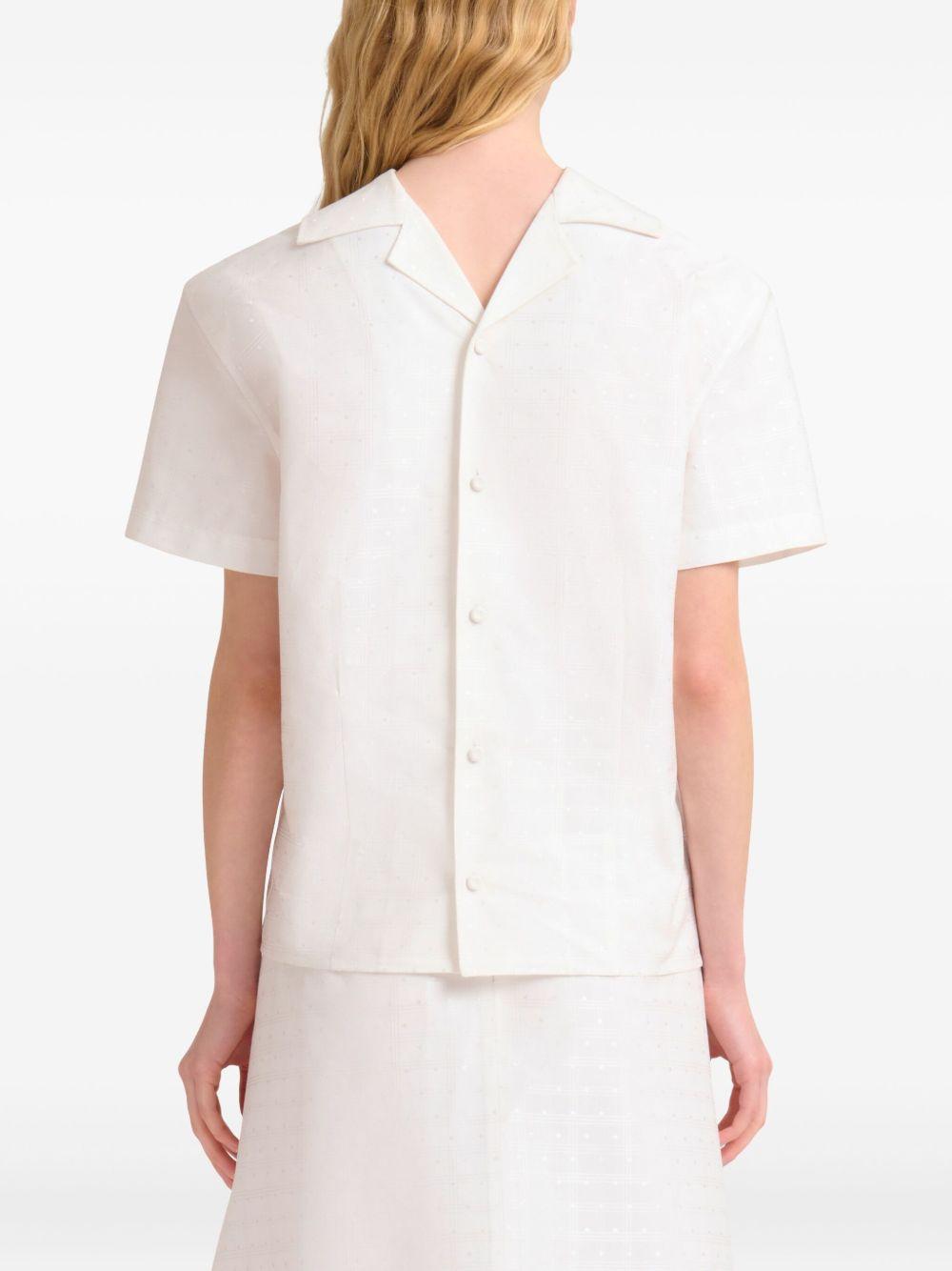 Camicia con colletto alla francese in bianco Marni - donna 