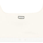 Top crop con logo in bianco Entire studios - donna 