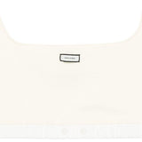 Top crop con logo in bianco Entire studios - donna 