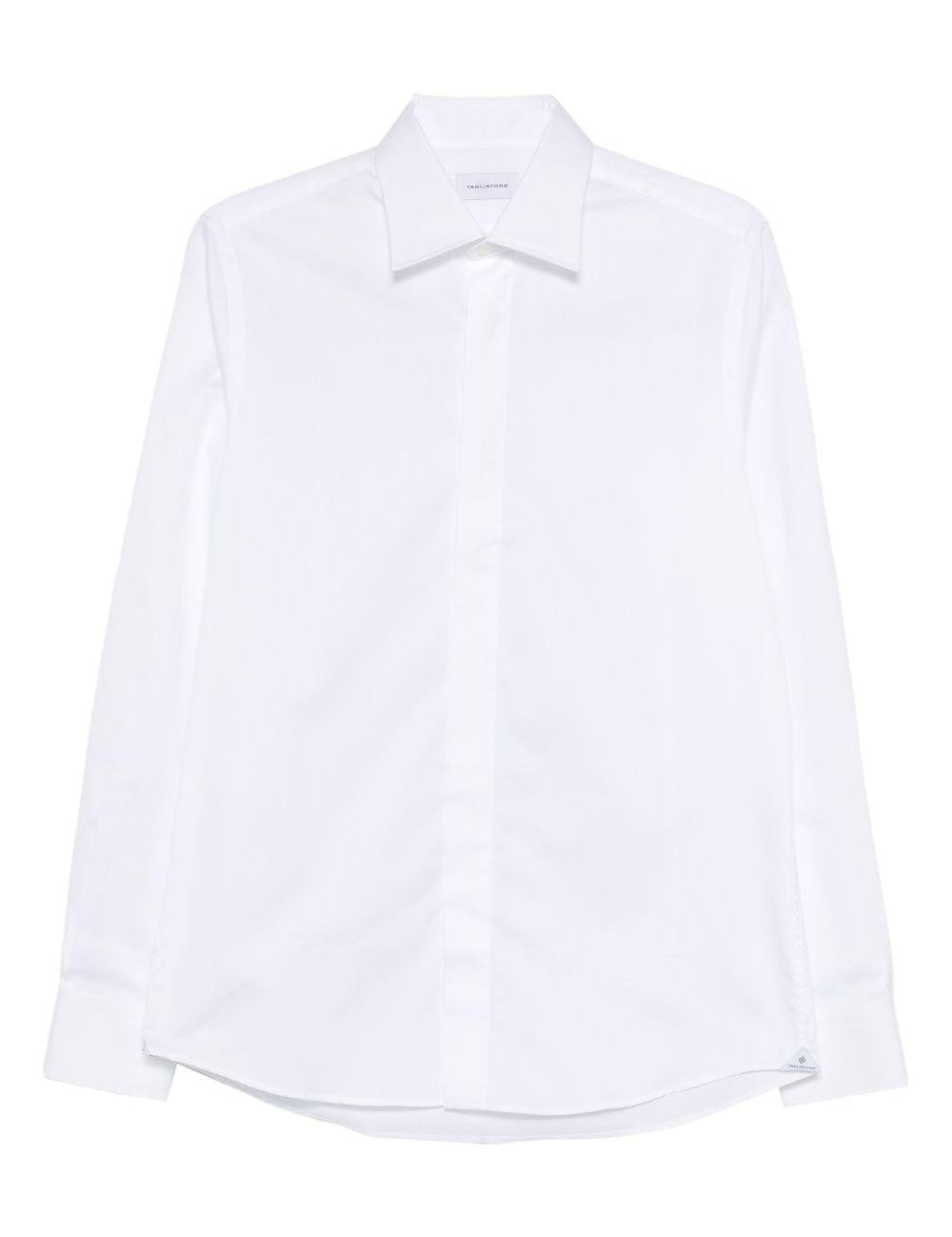 Camicia cambridge in bianco Tagliatore - uomo 