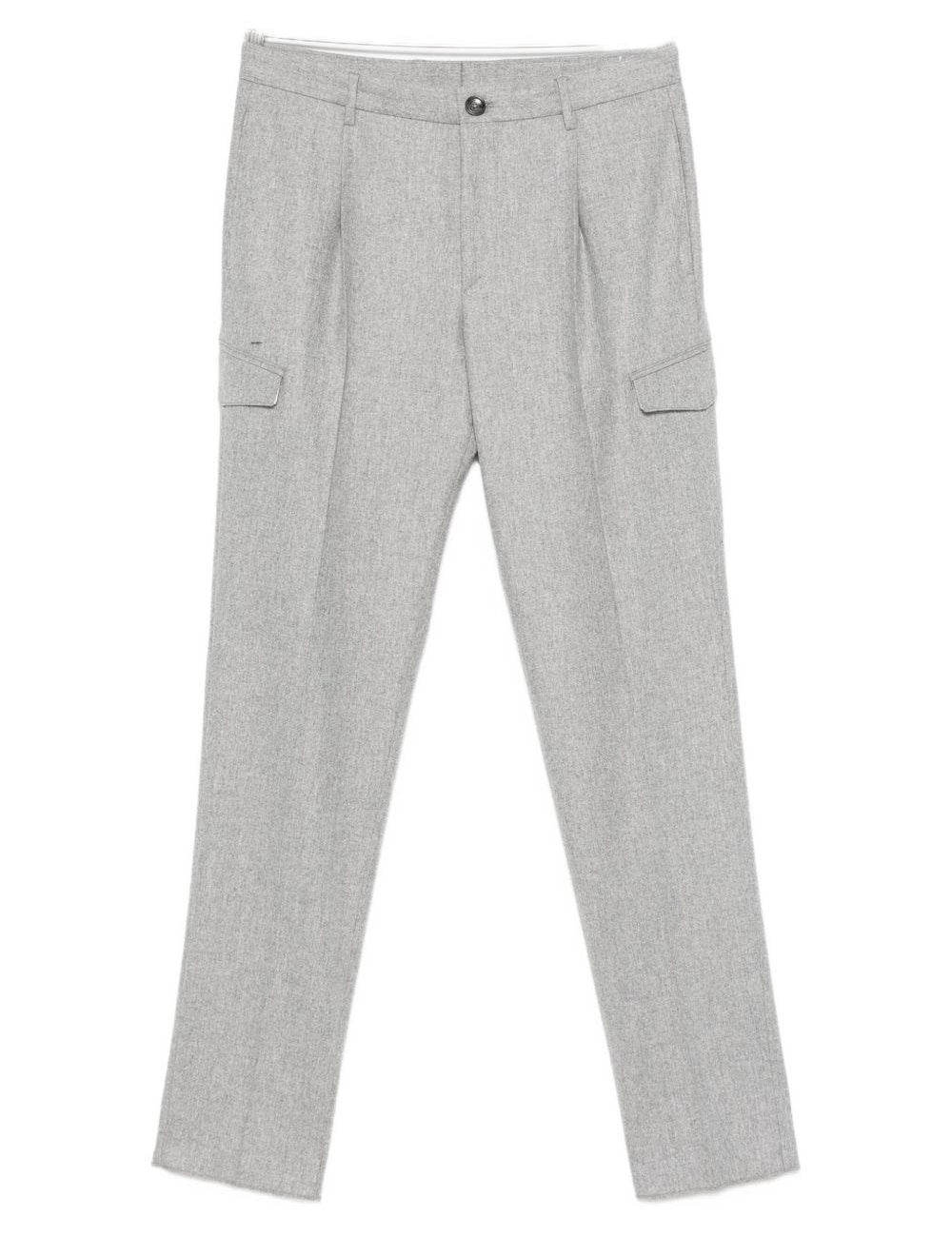 Pantaloni con tasche laterali in grigio  Tagliatore - uomo 