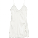 Miniabito con bordo in pizzo in bianco Oséree - donna 