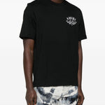 T-shirt a maniche corte con logo  in nero 