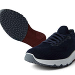Sneakers basse in blu Brunello cucinelli - uomo 