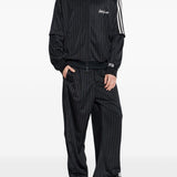Pantaloni sportivi gessati in nero Y-3 - uomo 