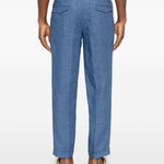 Pantaloni con pieghe in blu Briglia 1949 - uomo 