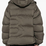 Giacca imbottita con chiusura a zip in verde Bacon - donna 