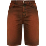 Shorts con ricamo in marrone Carne bollente - uomo 