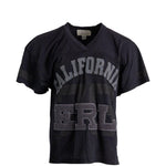 T-shirt con scollo a v in nero Erl - unisex 