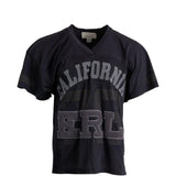 T-shirt con scollo a v in nero Erl - unisex 