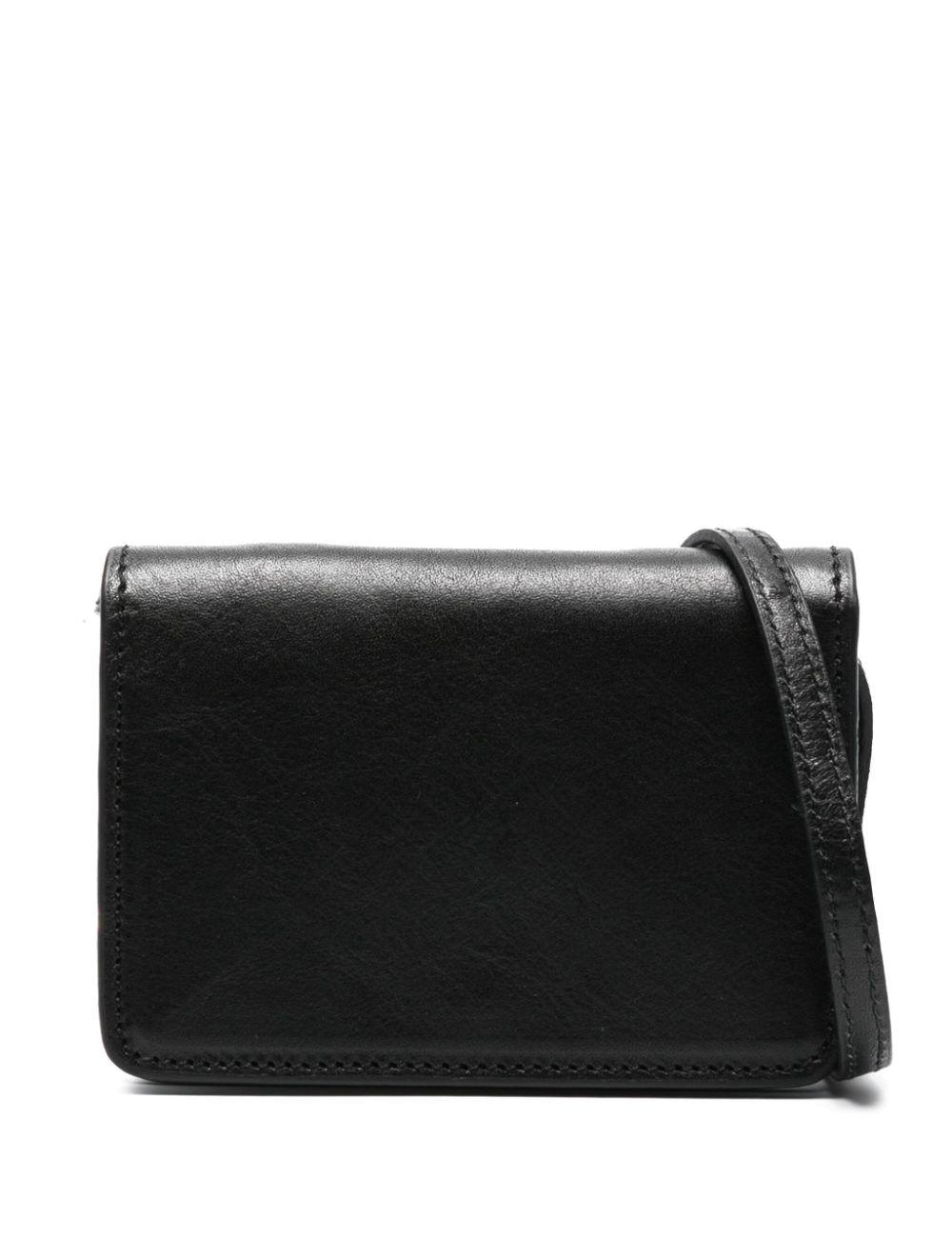 Portafoglio con logo in nero di ANN DEMEULEMEESTER - unisex 