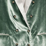 Blazer doppiopetto in verde Alberta Ferretti - donna 