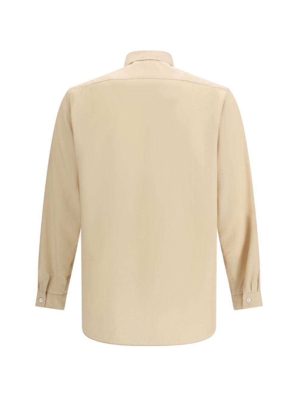 Camicia oversize in beige Lardini - uomo 