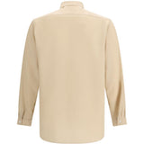 Camicia oversize in beige Lardini - uomo 