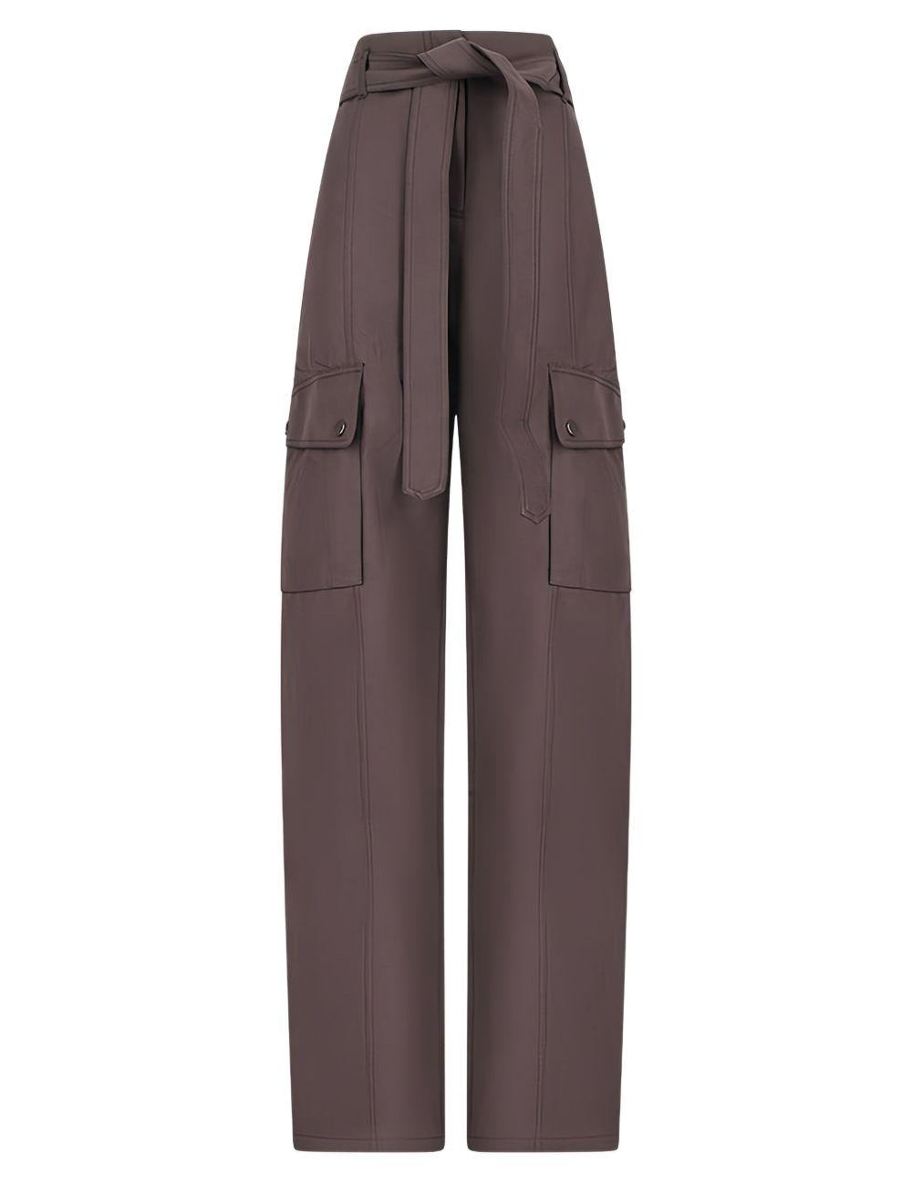 Pantaloni cargo in cotone xandra in marrone The andamane - donna 