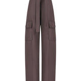 Pantaloni cargo in cotone xandra in marrone The andamane - donna 