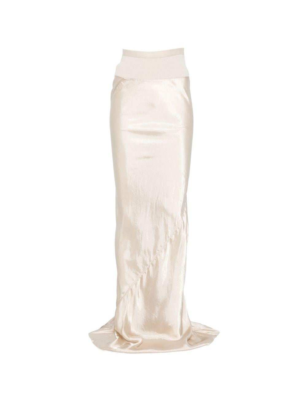 Gonna maxi coda in avorio Rick owens - donna 