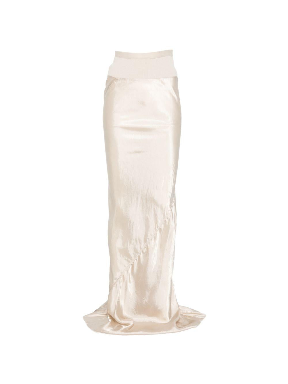 Gonna maxi coda in avorio Rick owens - donna 