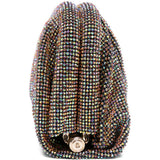 Clutch Venus piccola con cristalli multicolor Benedetta Bruzziches - donna 