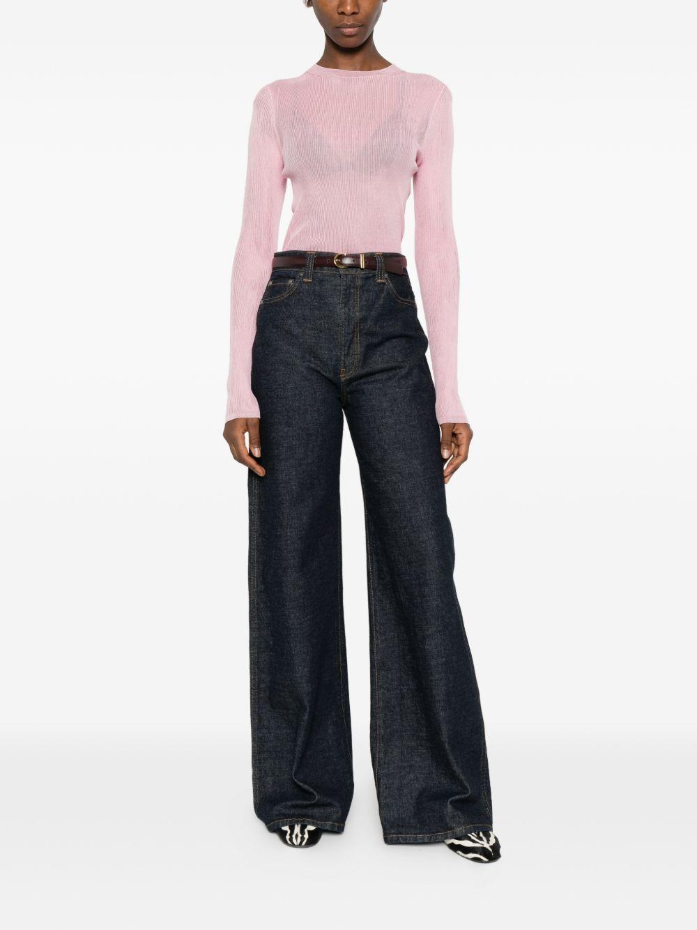 Top Mosi in rosa Khaite - donna 